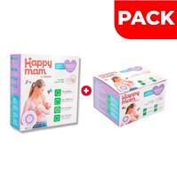 Pack Protector Mamario Happyman 60 UN + Protector Mamario 12 UN